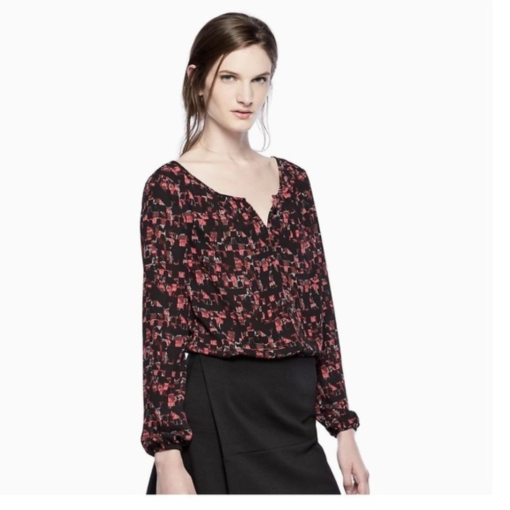 Thakoon British Royal Guards Blouse Color:Poppy